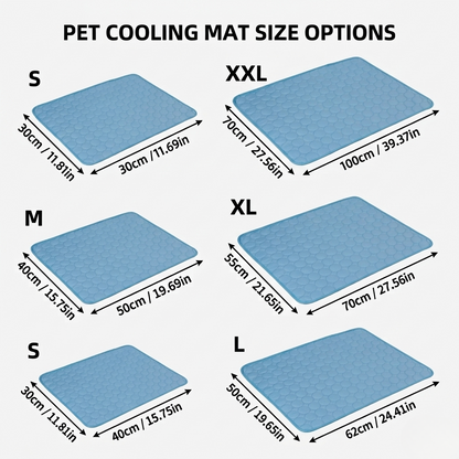 Zenm™ Breathable Cooling Dog Bed Mat - Premium Heat Dissipation Pet Sleep Cushion