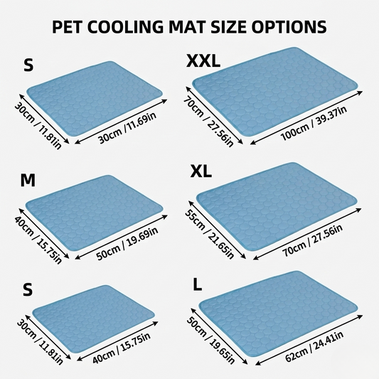 Zenm™ Breathable Cooling Dog Bed Mat - Premium Heat Dissipation Pet Sleep Cushion