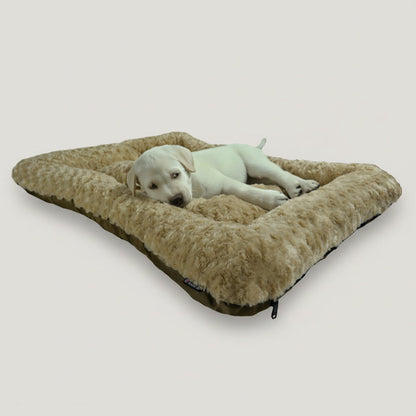Zenm™ Furvana Rectangle Bolstered Dog Bed - Premium Cloud Nesting Pet Mattress