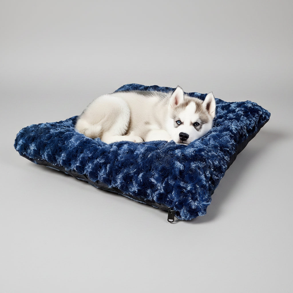 Zenm™ Furvana Rectangle Bolstered Dog Bed - Premium Cloud Nesting Pet Mattress
