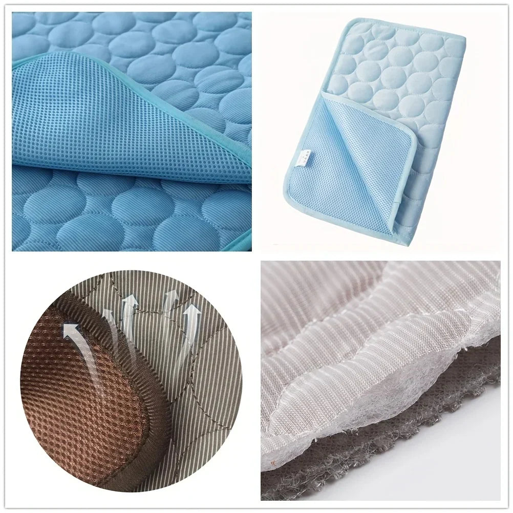 Zenm™ Breathable Cooling Dog Bed Mat - Premium Heat Dissipation Pet Sleep Cushion